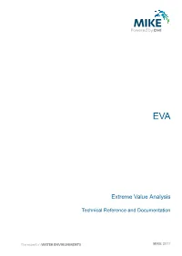 EVA, Extreme Value Analysis, Technical Reference And