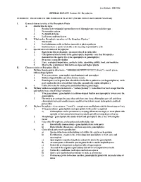 GENERAL BOTANY Lecture 32 - Bryophytes