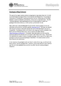 Geological Map Extracts