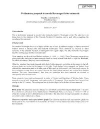 Preliminary Proposal to Encode Devanagari Letter Numerals L2/17