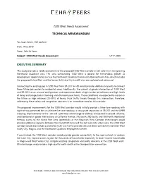 7200 West Needs Assessment TECHNICAL MEMORANDUM