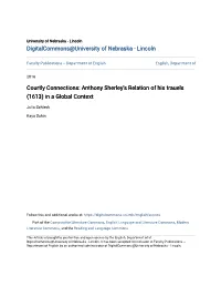 Anthony Sherley's Relation of His Trauels