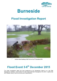 Burneside Flood Investigation Report V3 FINAL Pdf (2MB)