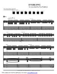 "Everlong" (PDF)
