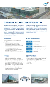 Iskandar Puteri Core Data Centre