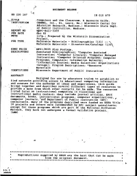 Computers and the Classroom. a Resource Guide. INSTITUTION .CEMREL, Inc., St