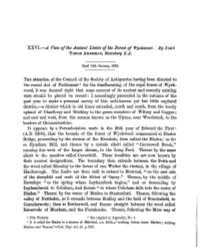 A View of the Ancient Limits of the Forest of Wychwood. by JOHN YONGE AKEBMAN, Secretary S.A