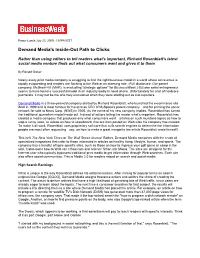 Demand Media's Inside-Out Path to Clicks