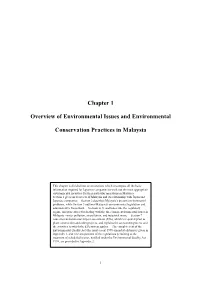 Chapter 1 Overview of Environmental Issues and Environmental