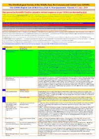 ORL 5.1 Non-Passerines Final Draft01a.Xlsx