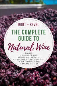 THE COMPLETE GUIDE to Natural Wine