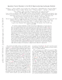 Arxiv:1907.11916V1 [Cond-Mat.Supr-Con] 27 Jul 2019 Have Been Predicted to Be Thermodynamically Stable at Estimated to Be Between 9 and 12