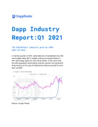 Dapp Industry Report:Q1 2021