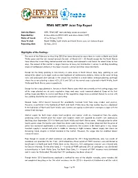 FEWS NET/WFP Joint Trip Report