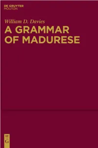 MGL 50 Davies. a Grammar of Madurese.Pdf