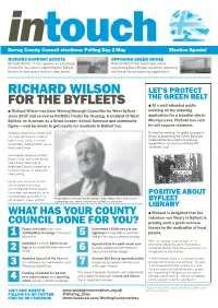 Richard Wilson for the Byfleets