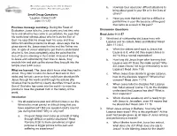 Small Group Questions “Lazarus, Come Forth” John 11:1-57 Previous