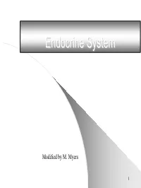 Chapter 20: Endocrine System