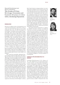 Innovation and Economic Structure in Cities with a Declining Population