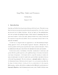 Soap Films: Statics and Dynamics