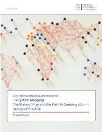 Data for Peacebuilding and Prevention Ecosystem Mapping