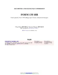 FEDERATED HERMES, INC. Form 13F-HR Filed