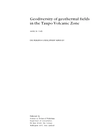 Geodiversity of Geothermal Fields in the Taupo Volcanic Zone