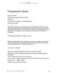 MASM61PROGUIDE.Pdf