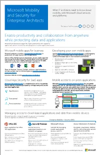 Microsoft Mobility and Security for Enterprise Architects