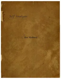 Self Analysis