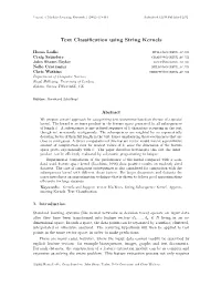 Text Classification Using String Kernels