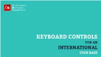 Keyboard Layouts