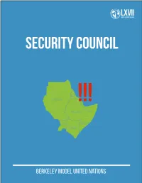 LXVII Sixty-Seventh Session Security Council