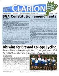 The Clarion, Vol. 84, Issue #6, Oct. 5, 2018