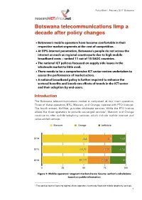 2017 Policy Brief 1 Botswana