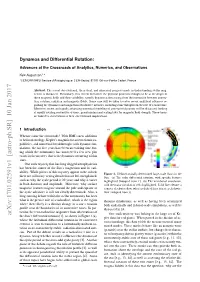 Dynamos and Differential Rotation: Advances at the Crossroads Of