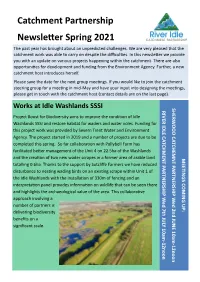 Idle Catchment Partnership Newsletter Spring 2021