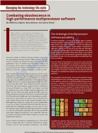 Combating Obsolescence in High-Performance Multiprocessor Software by William Lundgren, Kerry Barnes, and James Steed