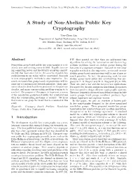 A Study of Non-Abelian Public Key Cryptography