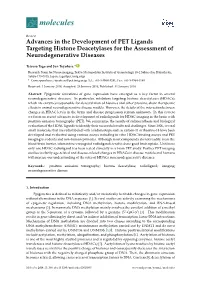 Advances in the Development of PET Ligands Targeting Histone Deacetylases for the Assessment of Neurodegenerative Diseases