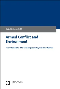 Armed Conflict and Environment