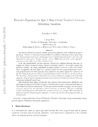 Einstein's Equations for Spin $2 $ Mass $0 $ from Noether's Converse