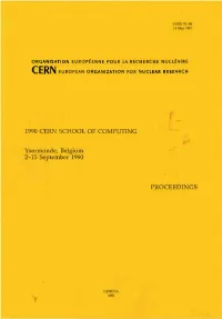 1990 Cern School of Computing