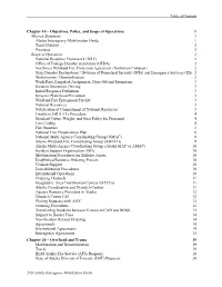 2020 Alaska Interagency Mobilization Guide Table of Contents