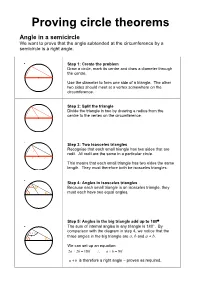 Circle Theorems