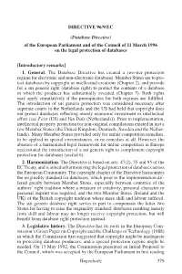 Directive 96/9/Ec