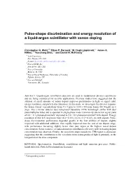 Pulse-Shape Discrimination and Energy Resolution of a Liquid-Argon Scintillator with Xenon Doping