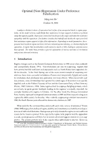 Repression Under Preference Falsification