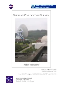Sheshan Co-Location Survey