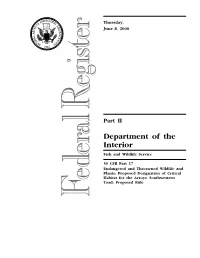 2000 Proposal to Designate Critical Habitat